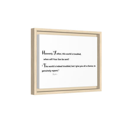 Matte Canvas, Framed (Multi-color)