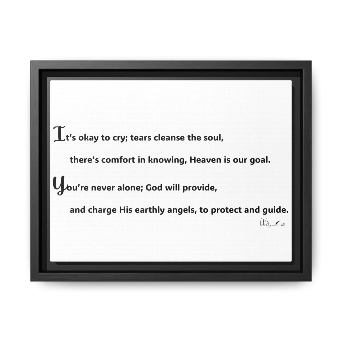 Matte Canvas, Framed (Multi-color)