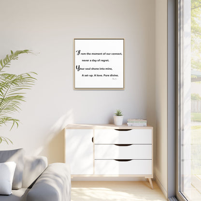 Matte Canvas, Framed (Multi-color)