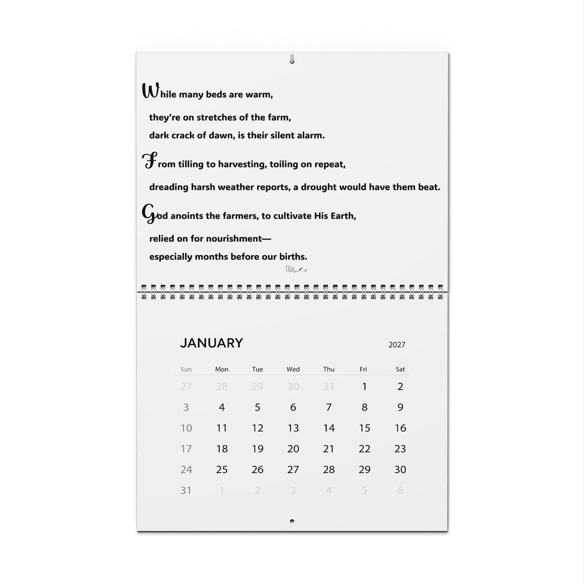 Wall Calendars (2027)