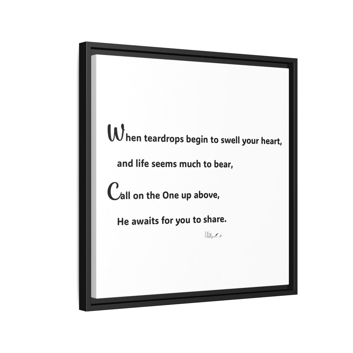 Matte Canvas, Framed (Multi-color)