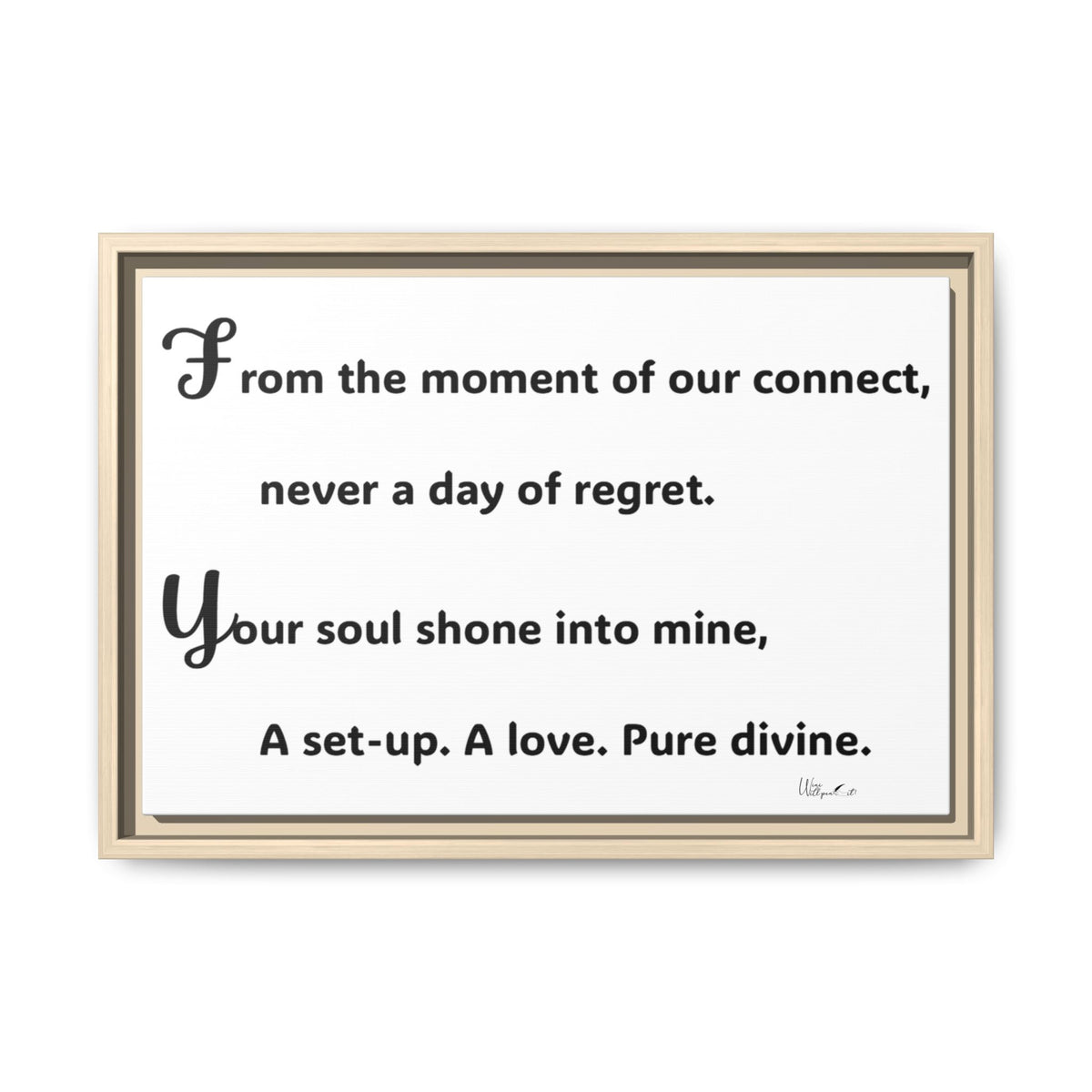 Matte Canvas, Framed (Multi-color)