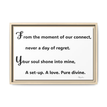 Matte Canvas, Framed (Multi-color)