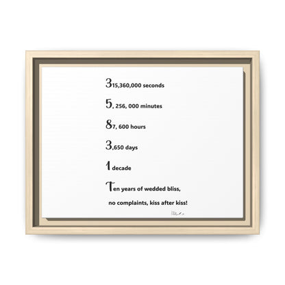 Matte Canvas, Framed (Multi-color)