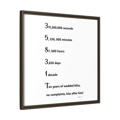 Matte Canvas, Framed (Multi-color)
