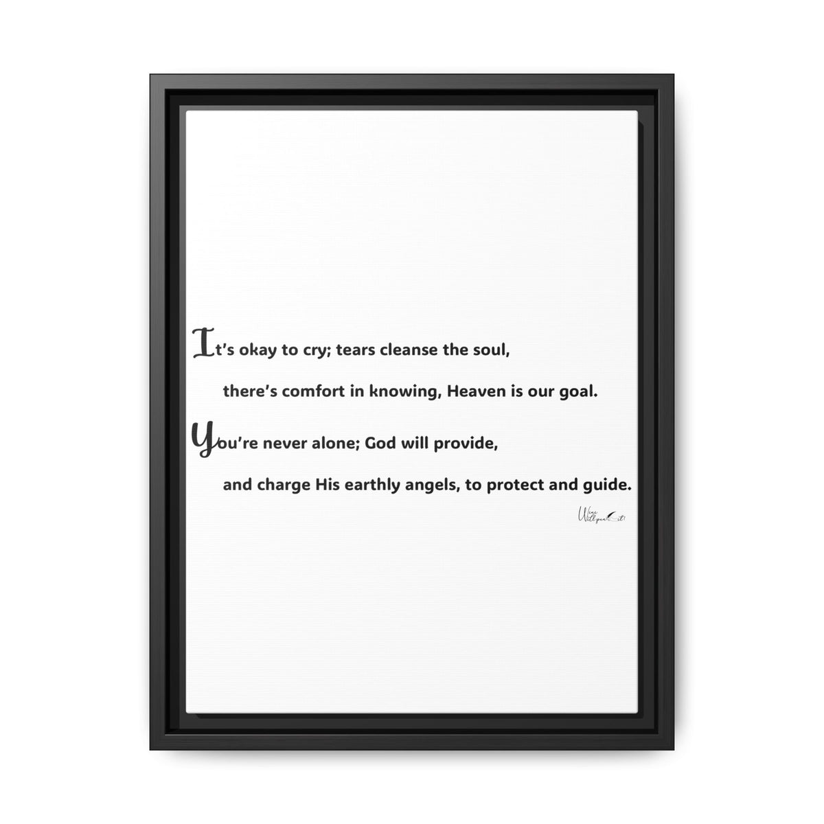 Matte Canvas, Framed (Multi-color)