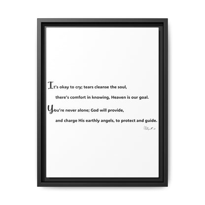 Matte Canvas, Framed (Multi-color)