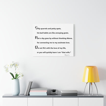 Matte Canvas, Stretched, 1.25"