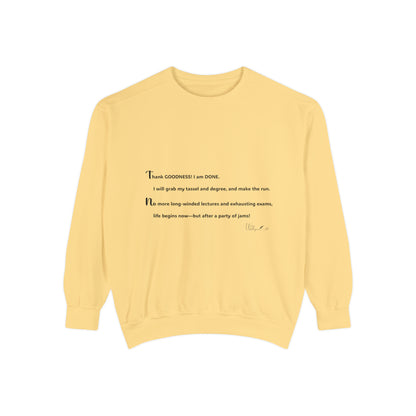 Unisex Garment-Dyed Sweatshirt
