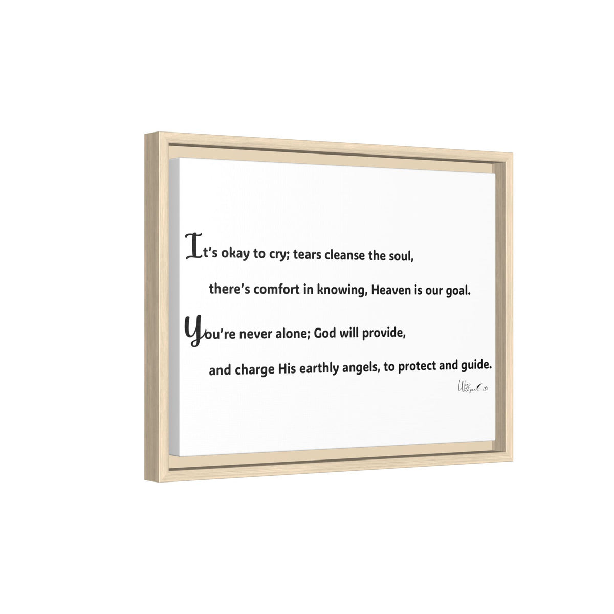 Matte Canvas, Framed (Multi-color)