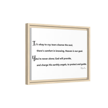 Matte Canvas, Framed (Multi-color)
