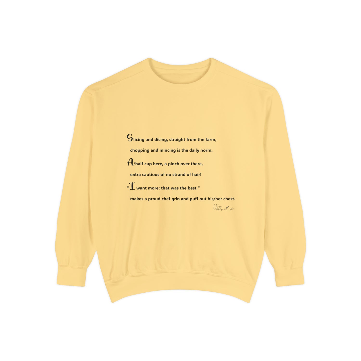 Unisex Garment-Dyed Sweatshirt