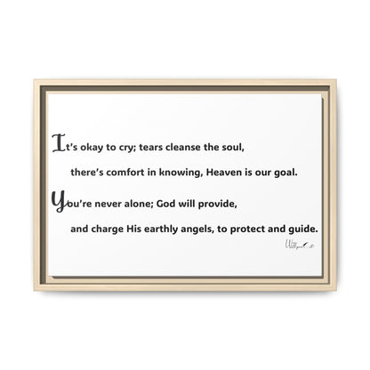 Matte Canvas, Framed (Multi-color)