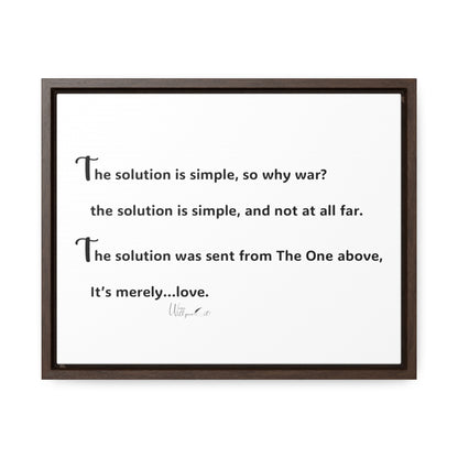 Gallery Canvas Wraps, Horizontal Frame