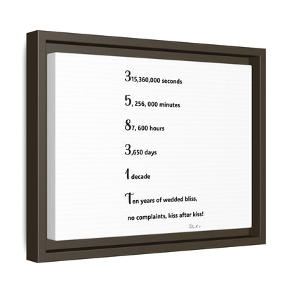 Matte Canvas, Framed (Multi-color)