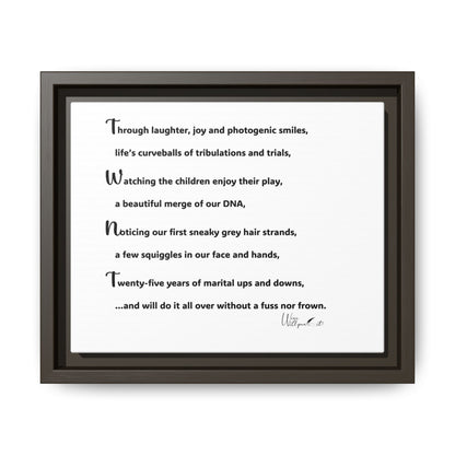 Matte Canvas, Framed (Multi-color)