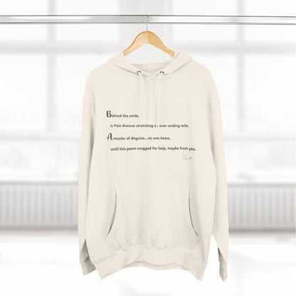 Three-Panel Fleece Hoodie