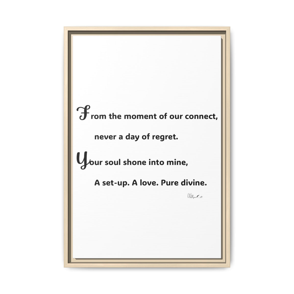 Matte Canvas, Framed (Multi-color)