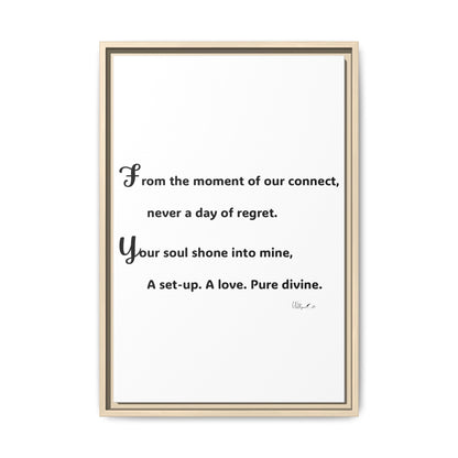 Matte Canvas, Framed (Multi-color)