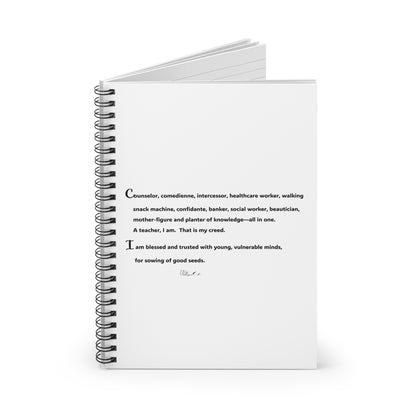 Spiral Notebook - Ruled Line