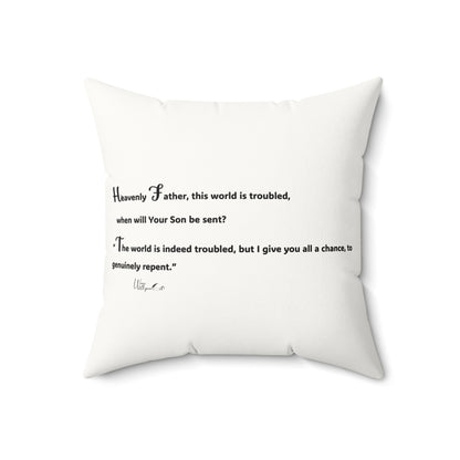 Faux Suede Square Pillow