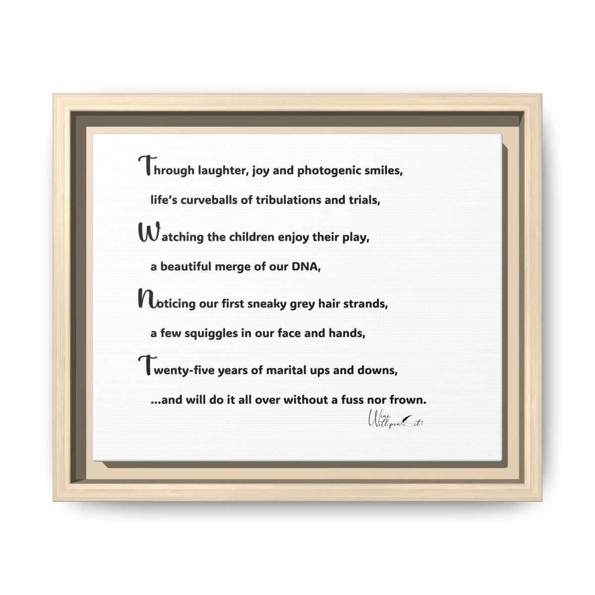 Matte Canvas, Framed (Multi-color)