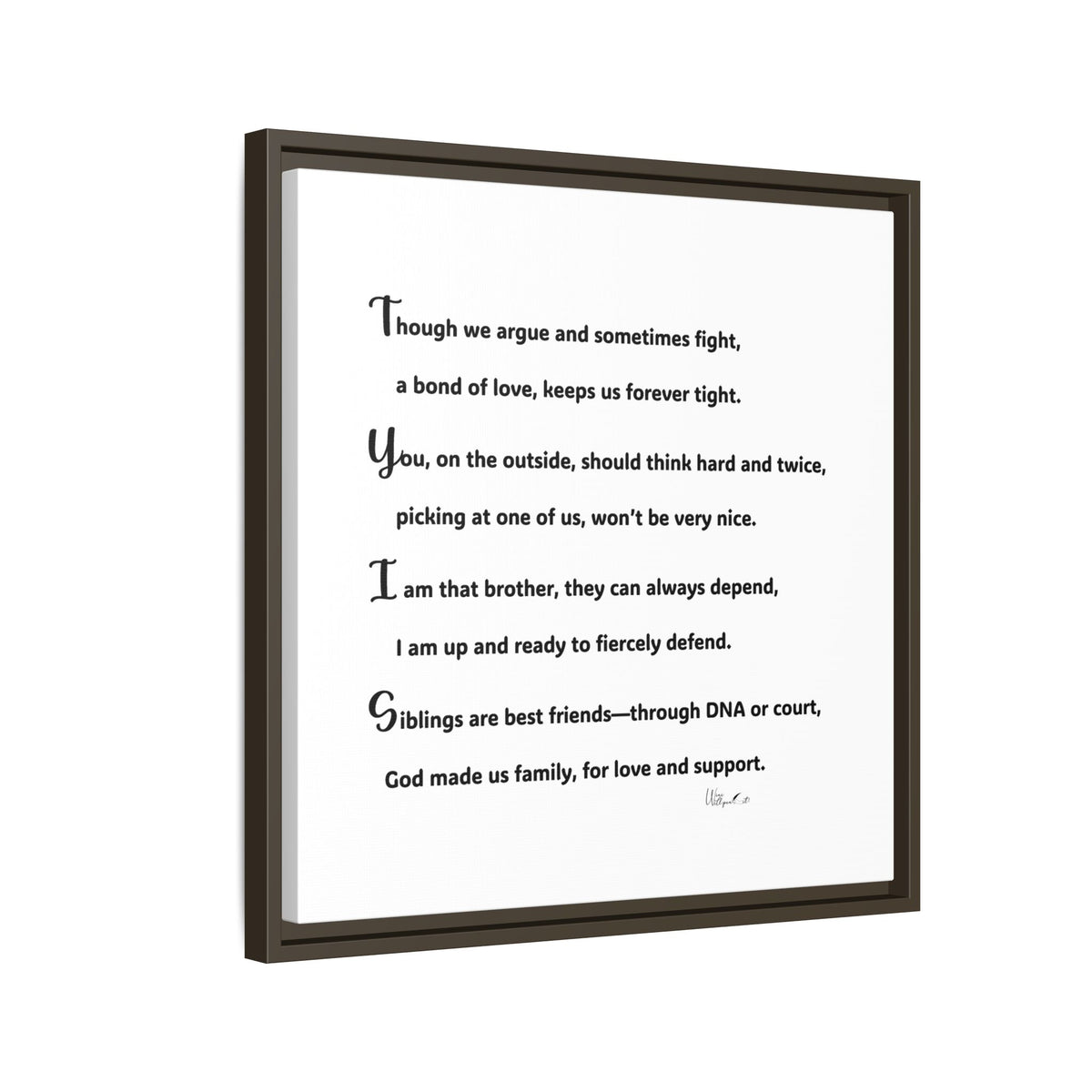 Matte Canvas, Framed (Multi-color)