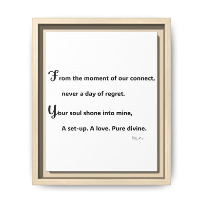 Matte Canvas, Framed (Multi-color)