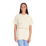 Unisex Garment-Dyed T-shirt