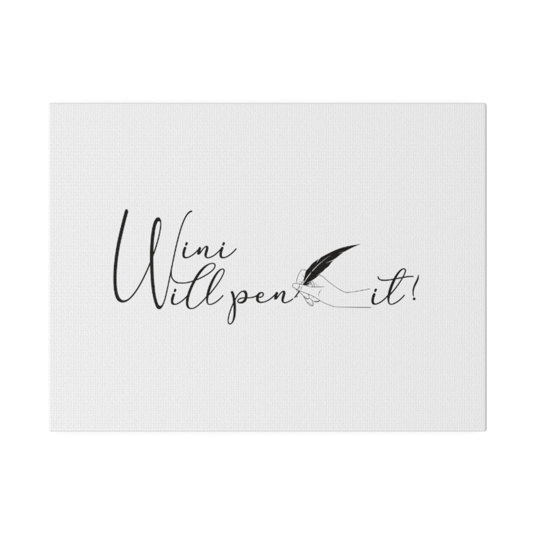Matte Canvas, Stretched, 0.75&quot;