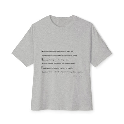Unisex Oversized Boxy Tee