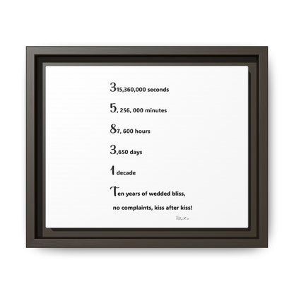 Matte Canvas, Framed (Multi-color)
