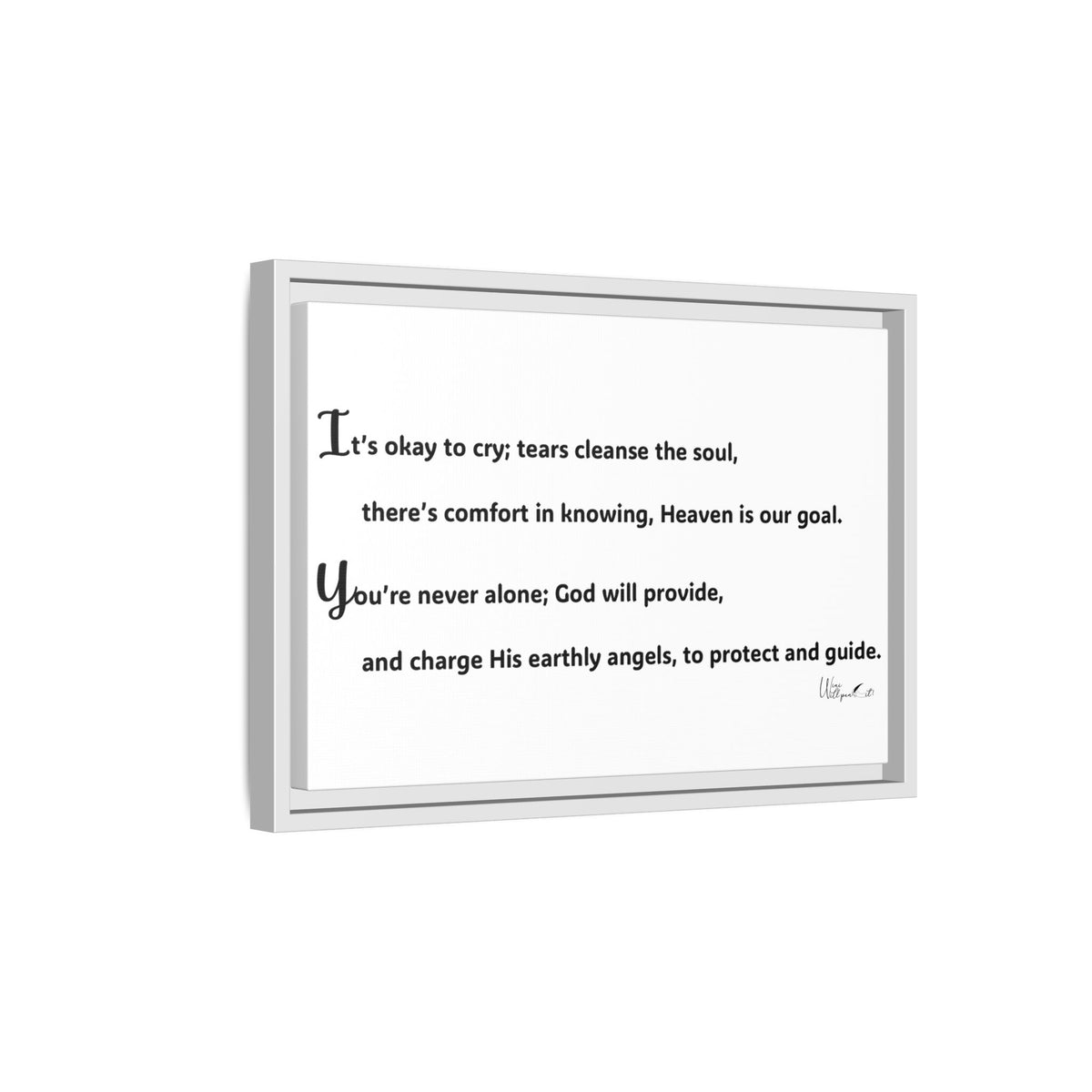 Matte Canvas, Framed (Multi-color)