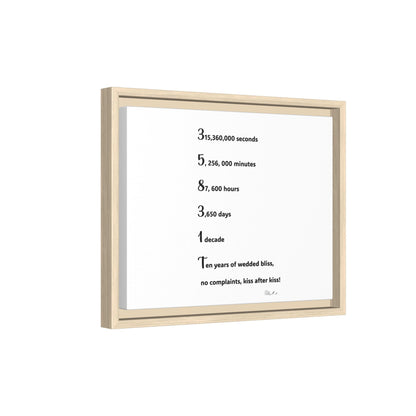 Matte Canvas, Framed (Multi-color)