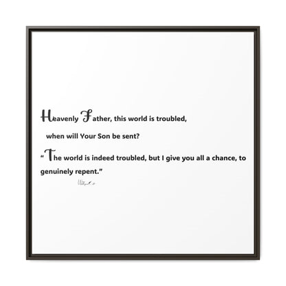 Matte Canvas, Framed (Multi-color)