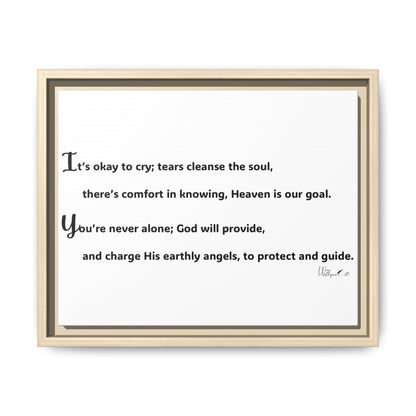Matte Canvas, Framed (Multi-color)