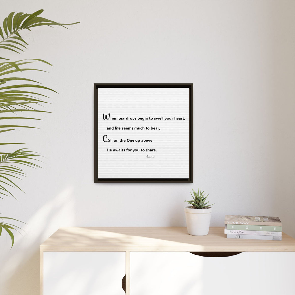 Matte Canvas, Framed (Multi-color)