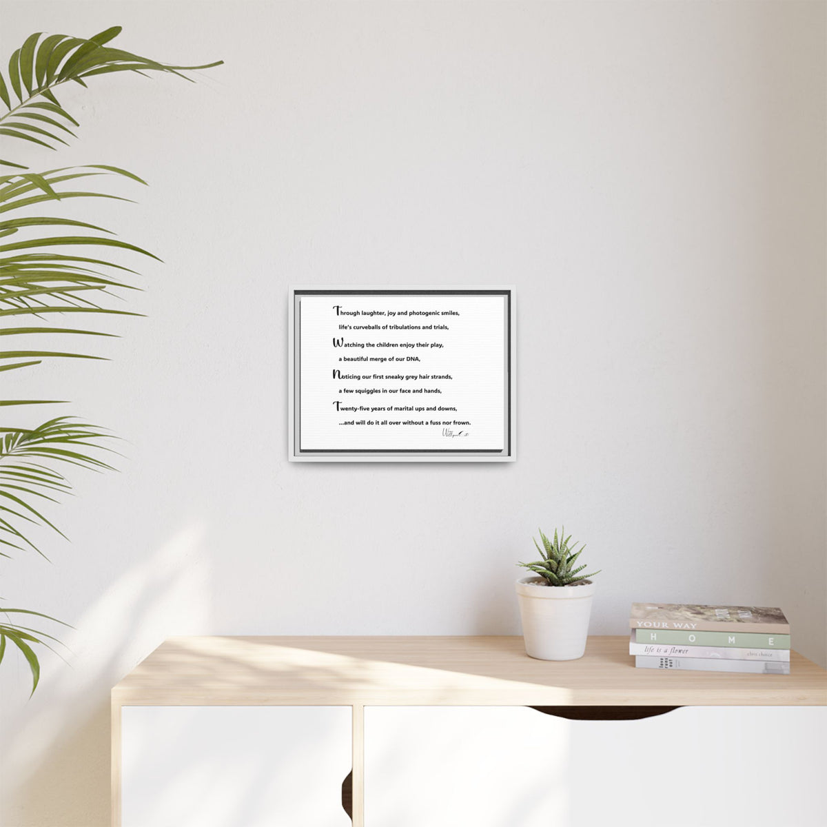 Matte Canvas, Framed (Multi-color)