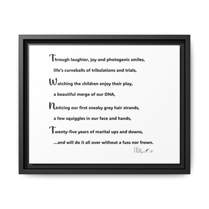 Matte Canvas, Framed (Multi-color)