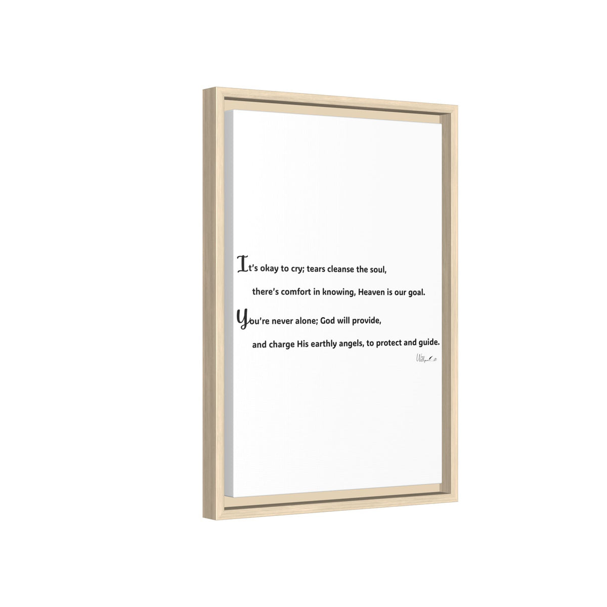 Matte Canvas, Framed (Multi-color)