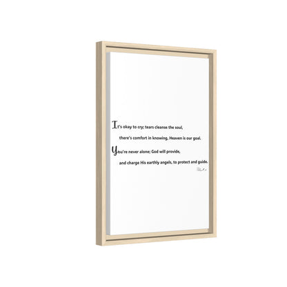 Matte Canvas, Framed (Multi-color)