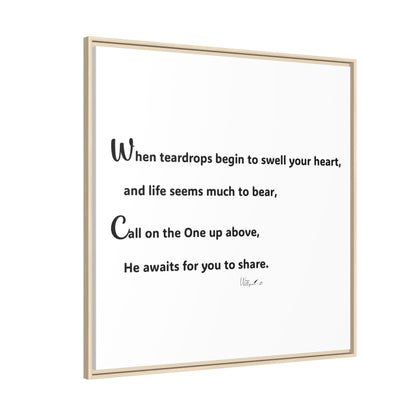 Matte Canvas, Framed (Multi-color)