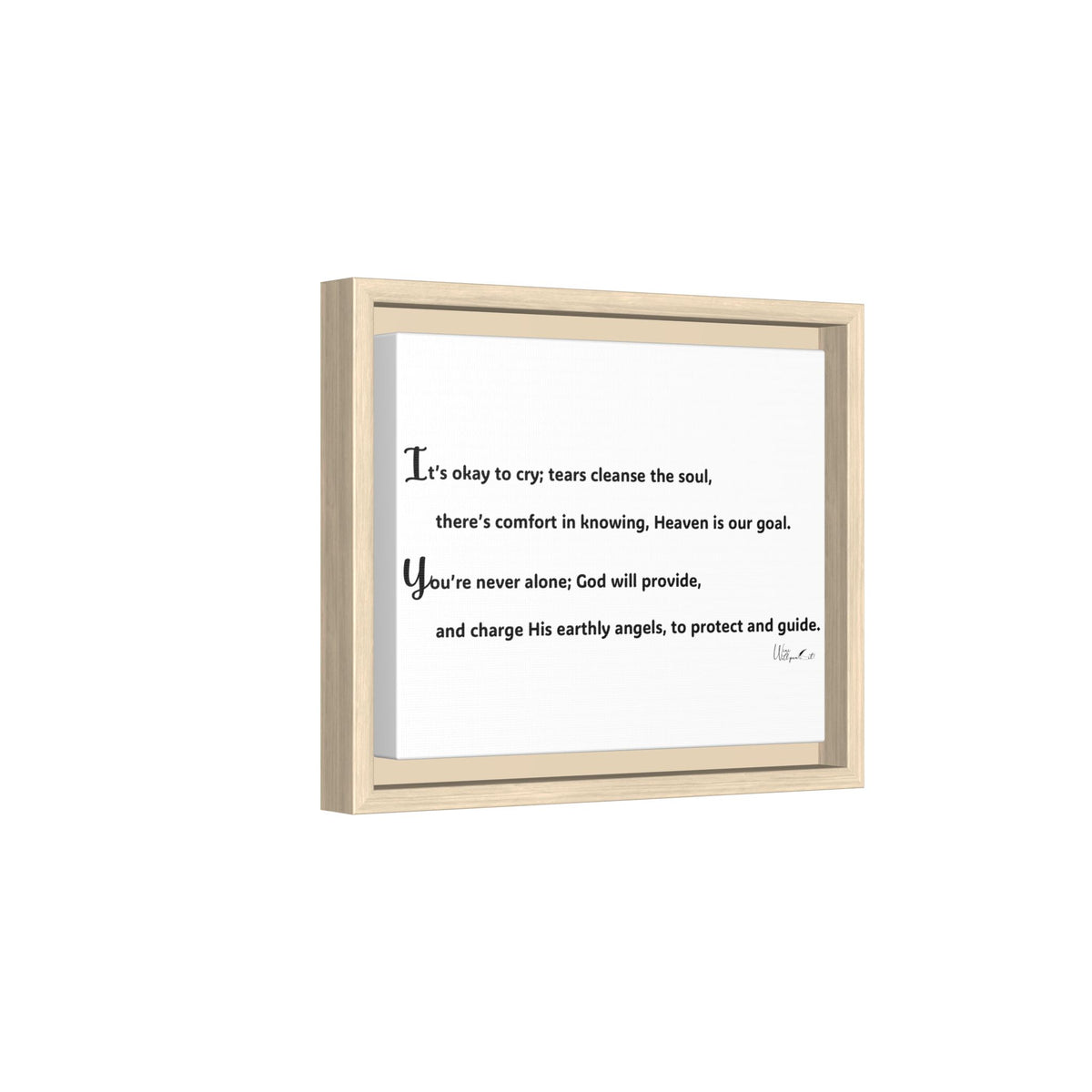 Matte Canvas, Framed (Multi-color)