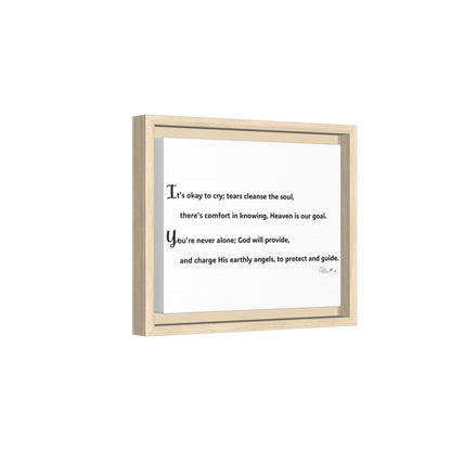 Matte Canvas, Framed (Multi-color)