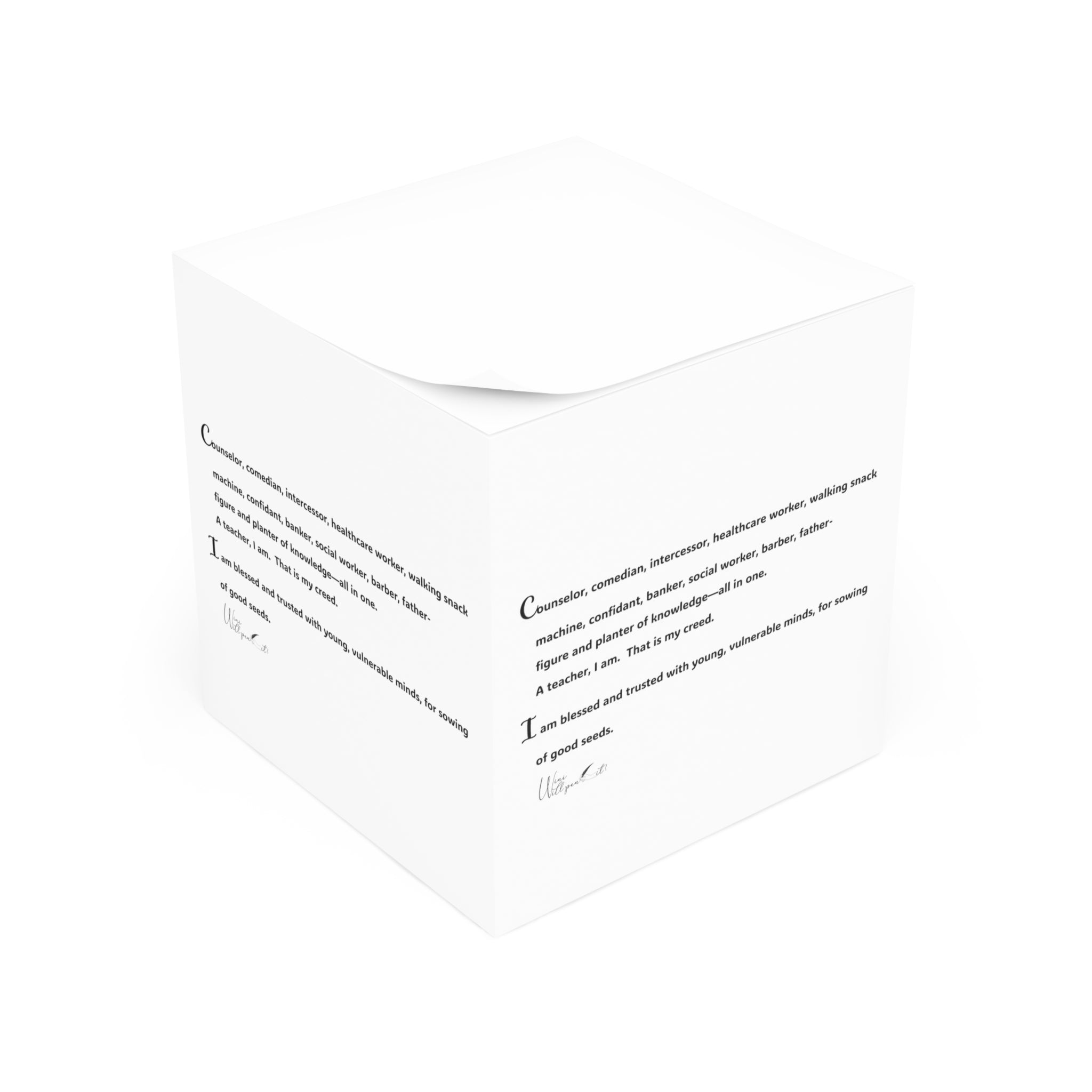 Note Cube