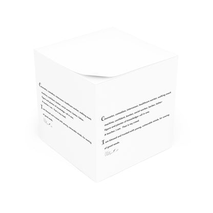 Note Cube