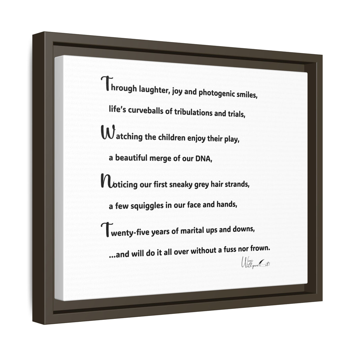 Matte Canvas, Framed (Multi-color)