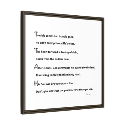 Matte Canvas, Framed (Multi-color)