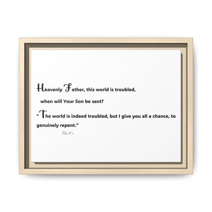 Matte Canvas, Framed (Multi-color)