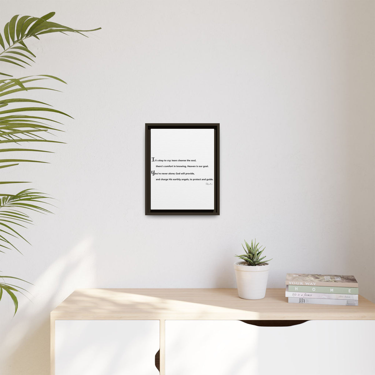 Matte Canvas, Framed (Multi-color)